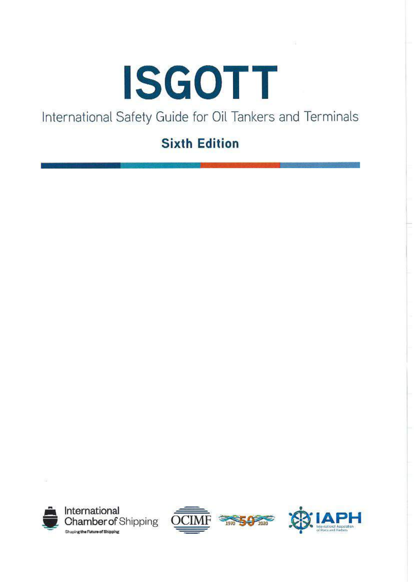 ISGOTT Sixth Edition cover
